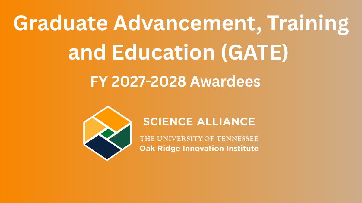 Science Alliance Announces FY27-28 GATE Awardees